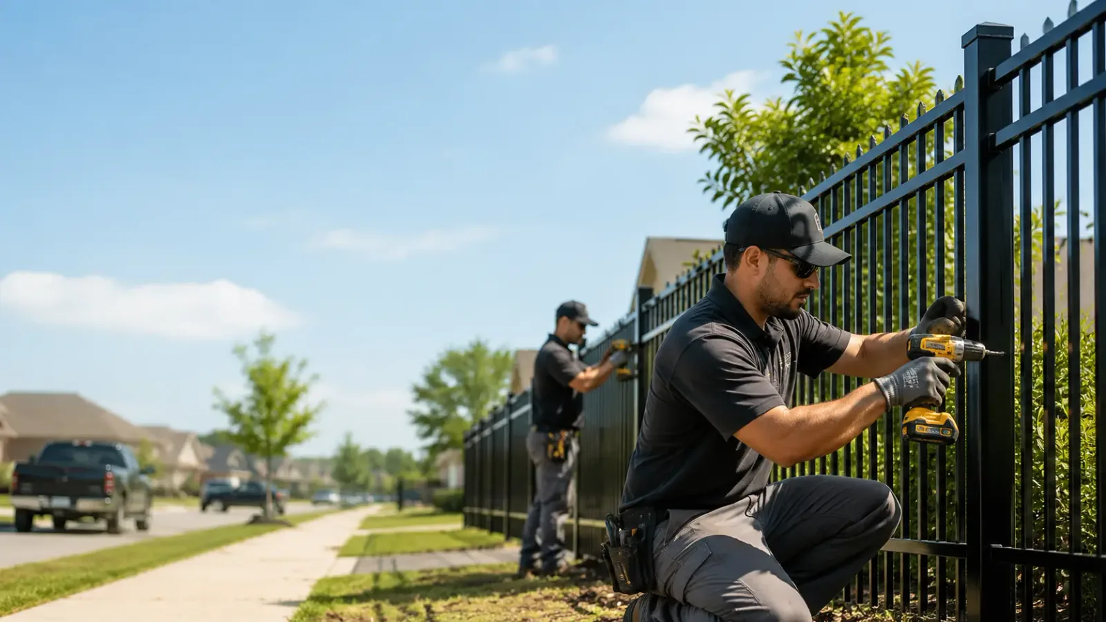 Metal Fence Installation in Hecker, IL